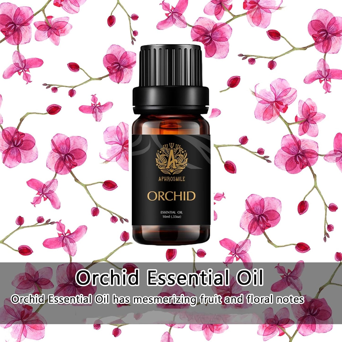 Aromathérapie Orchid Huile Essentielle Pour Diffuseur, 100% Pure Orchidée Huile Essentielle Pour Massage, Qualité Thérapeutique Orchidée Huile Essentielle Pour Humidificateur